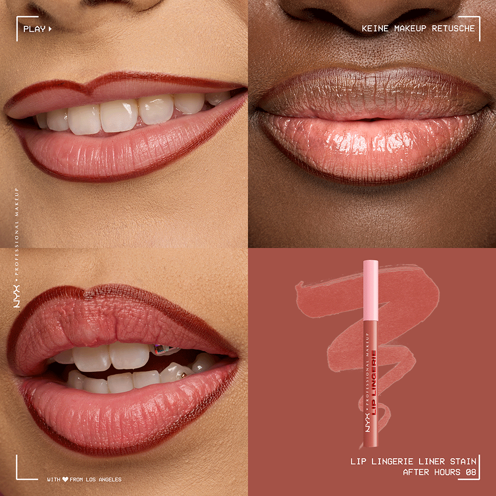 Bild: NYX Professional Make-up Lip Lingerie Lip Liner Stain After Hour 8