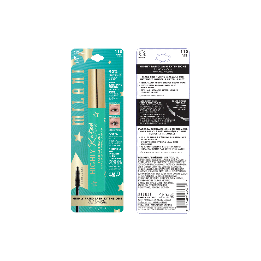 Bild: Milani Highly Rated Mascara Lash Extensions 
