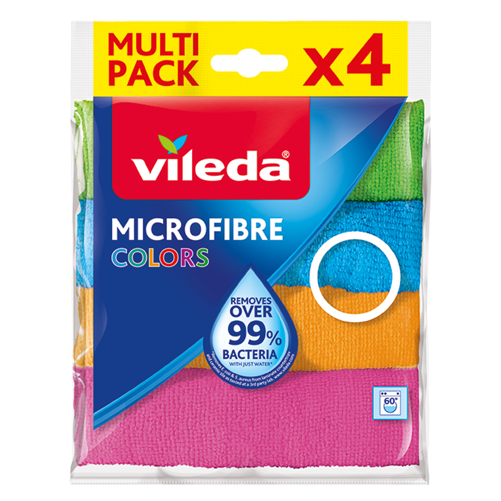 Bild: vileda Allzwecktücher Microfibre Colors