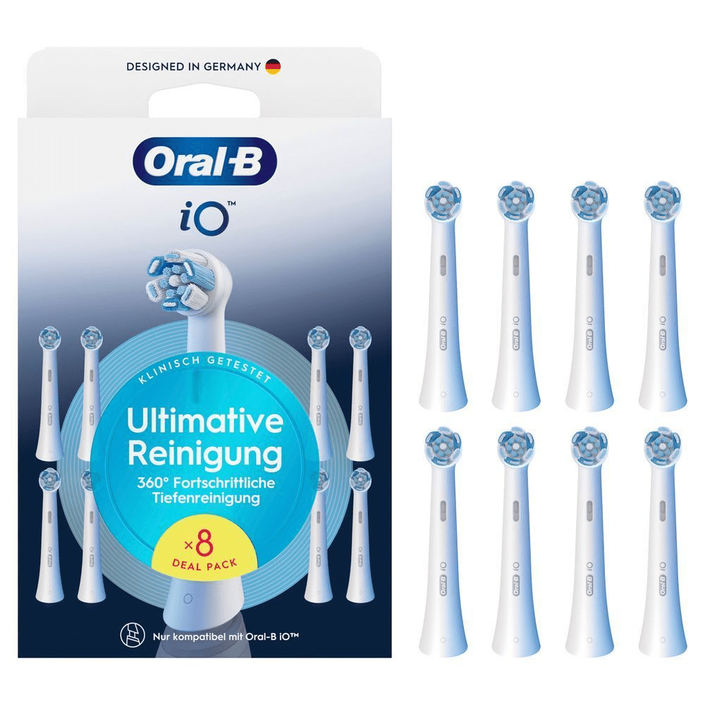 Bild: Oral-B iO Ultimative Reinigung Aufsteckbürsten, Weiß 