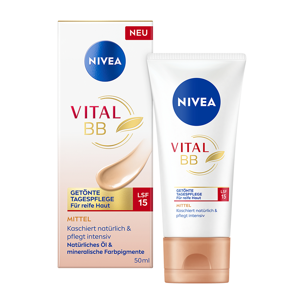 Bild: NIVEA VITAL BB Getönte Tagespflege LSF15