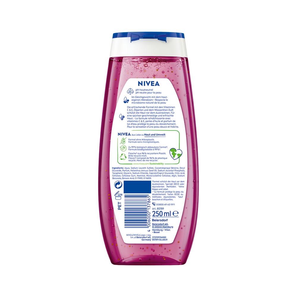 Bild: NIVEA Duschgel Wasserlilie und Öl