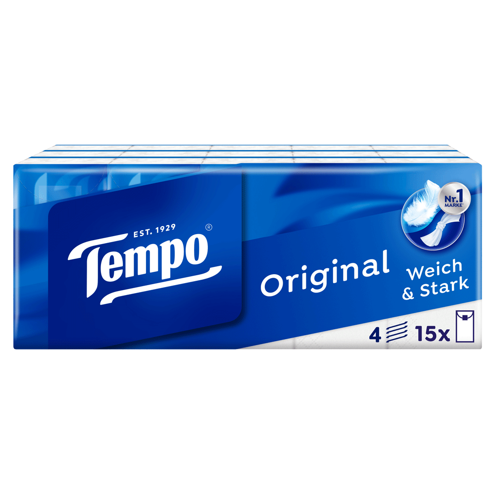 Bild: Tempo Taschentücher Original
