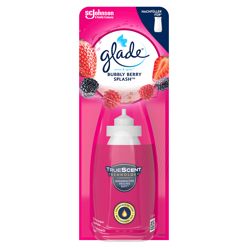 Bild: Glade Sense & Spray Bubbly Berry Splash Nachfüllung