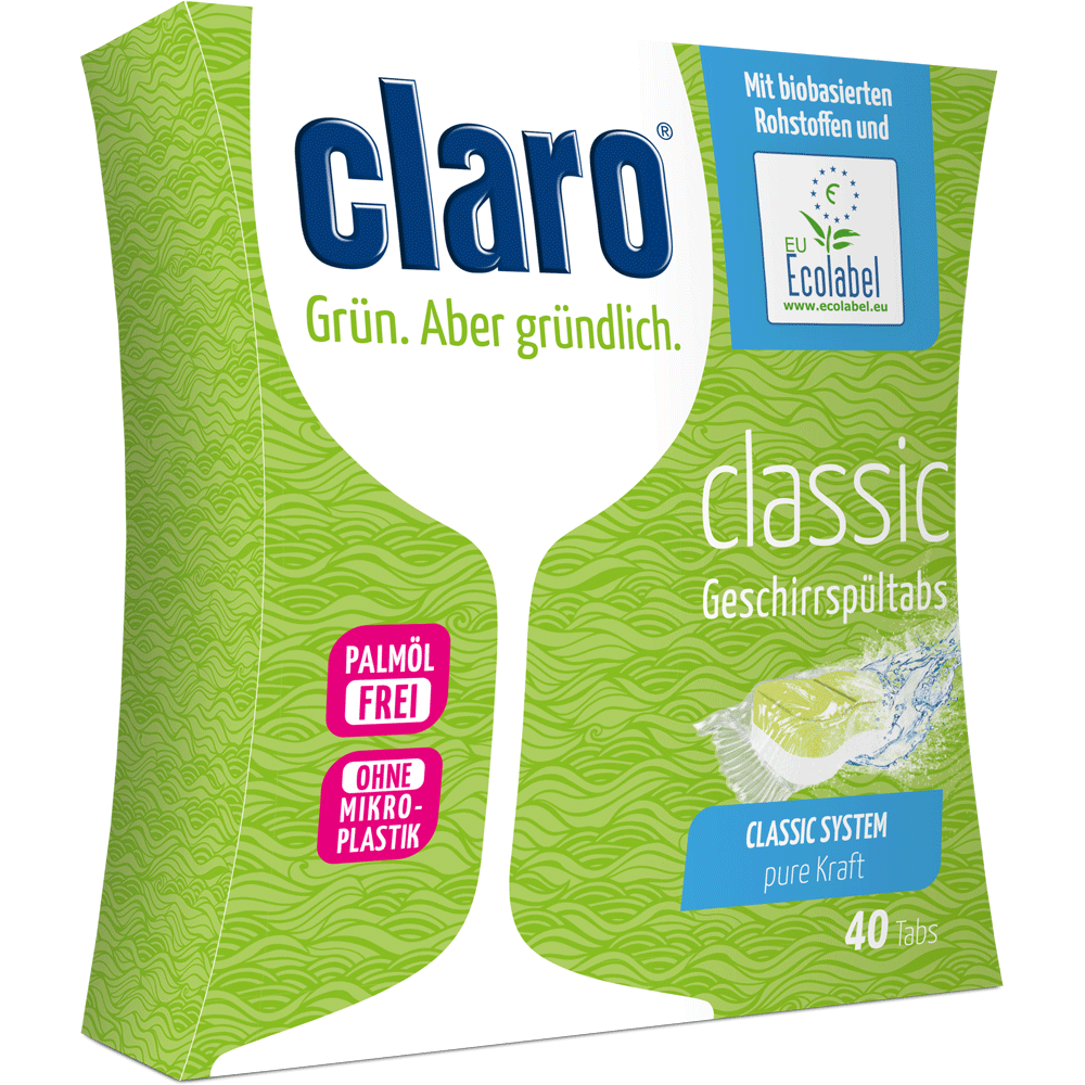 Bild: claro Classic Geschirrspültabs