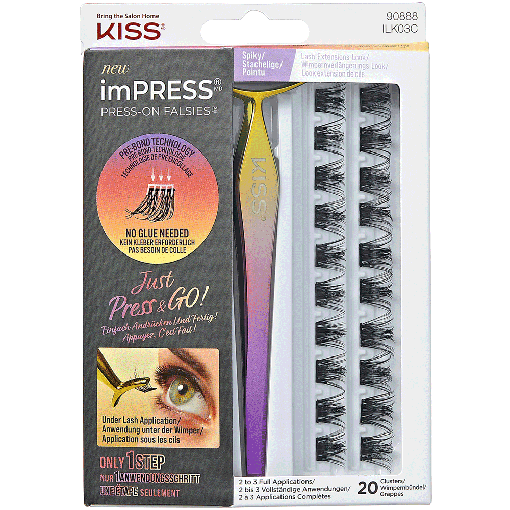 Bild: KISS imPRESS Press-On Falsies Lashes Spiky
