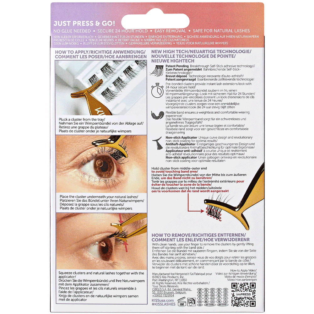 Bild: KISS imPRESS Press-On Falsies Lashes Spiky