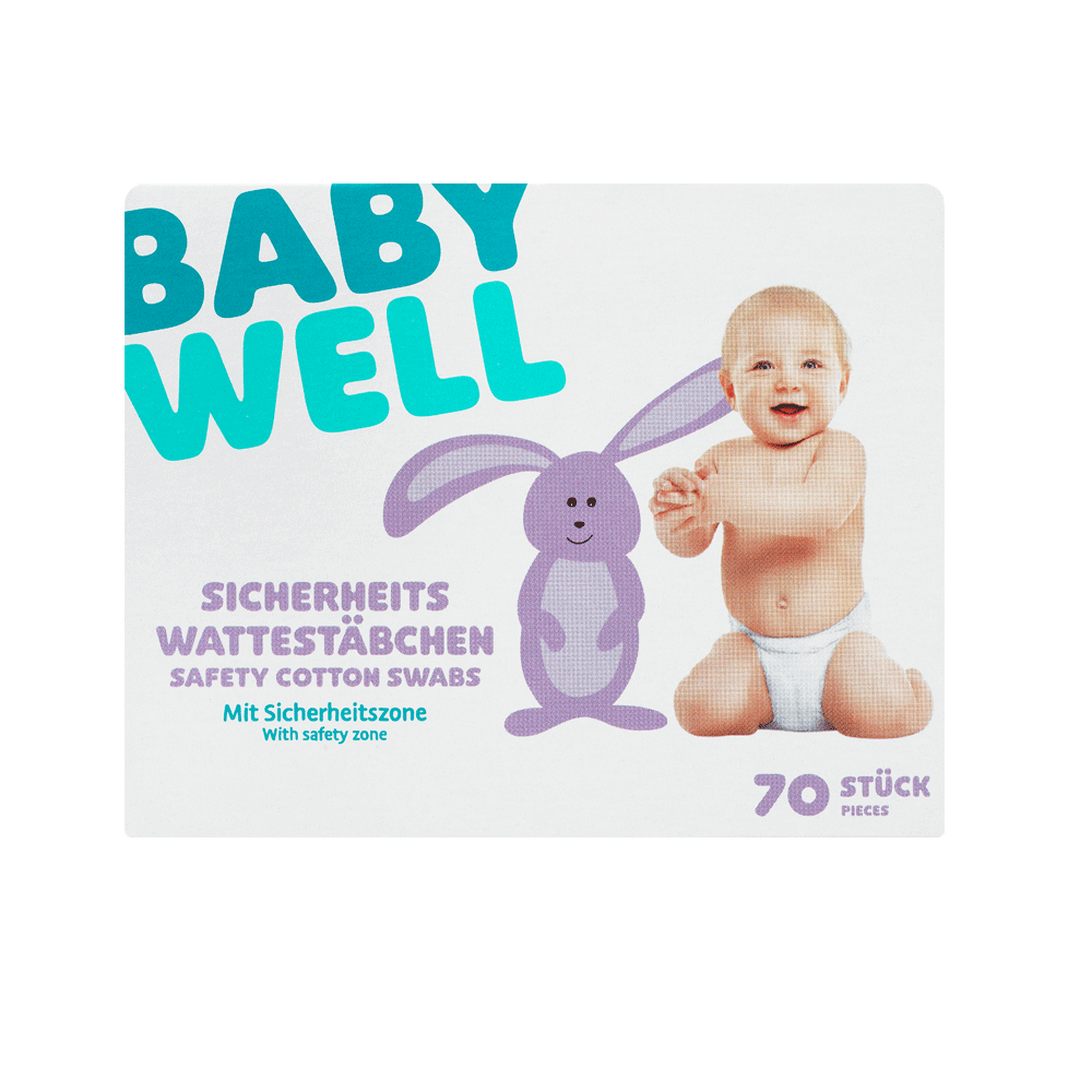 Bild: BABYWELL Sicherheitswattestäbchen 