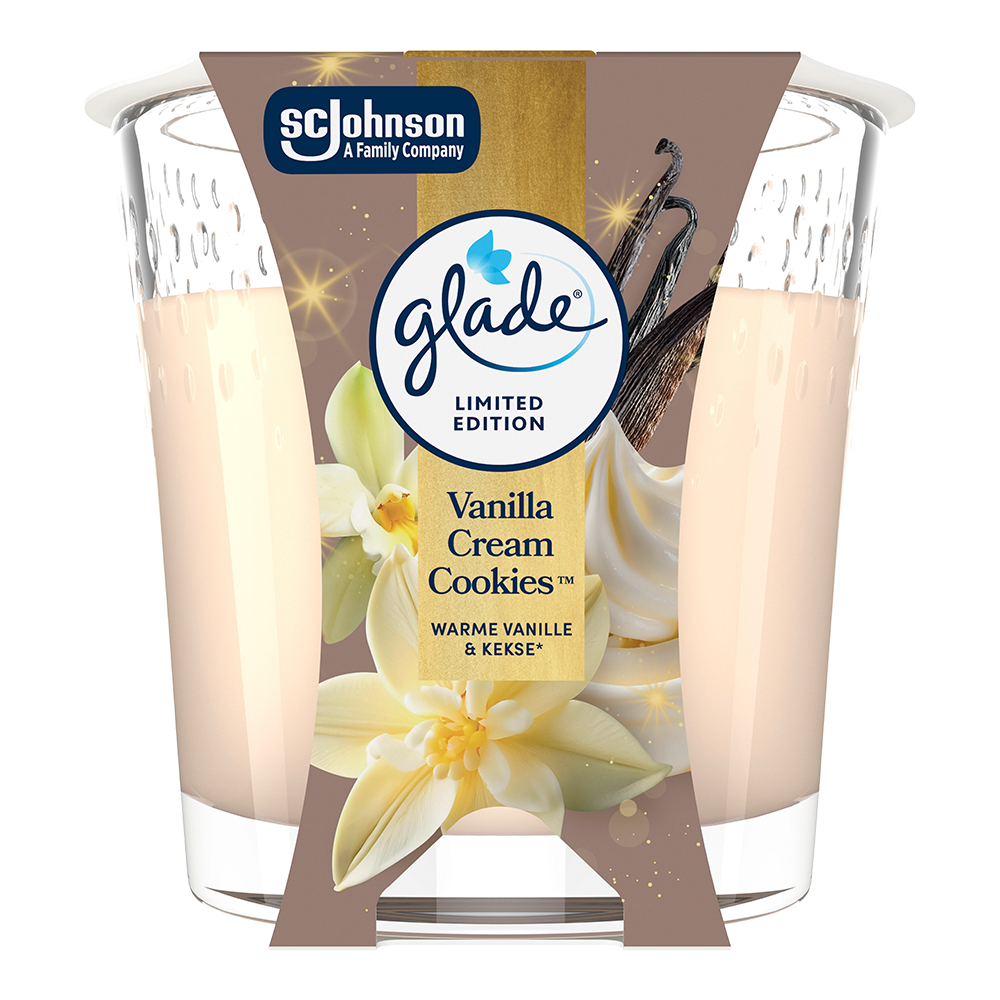 Bild: Glade Duftkerze Vanilla Cream Cookies 