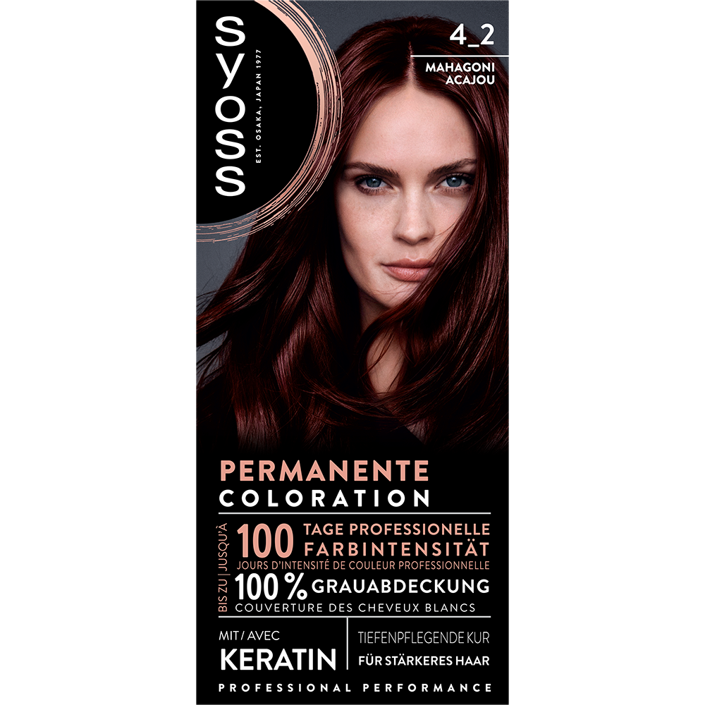 Bild: syoss Permanente Coloration Mahagoni