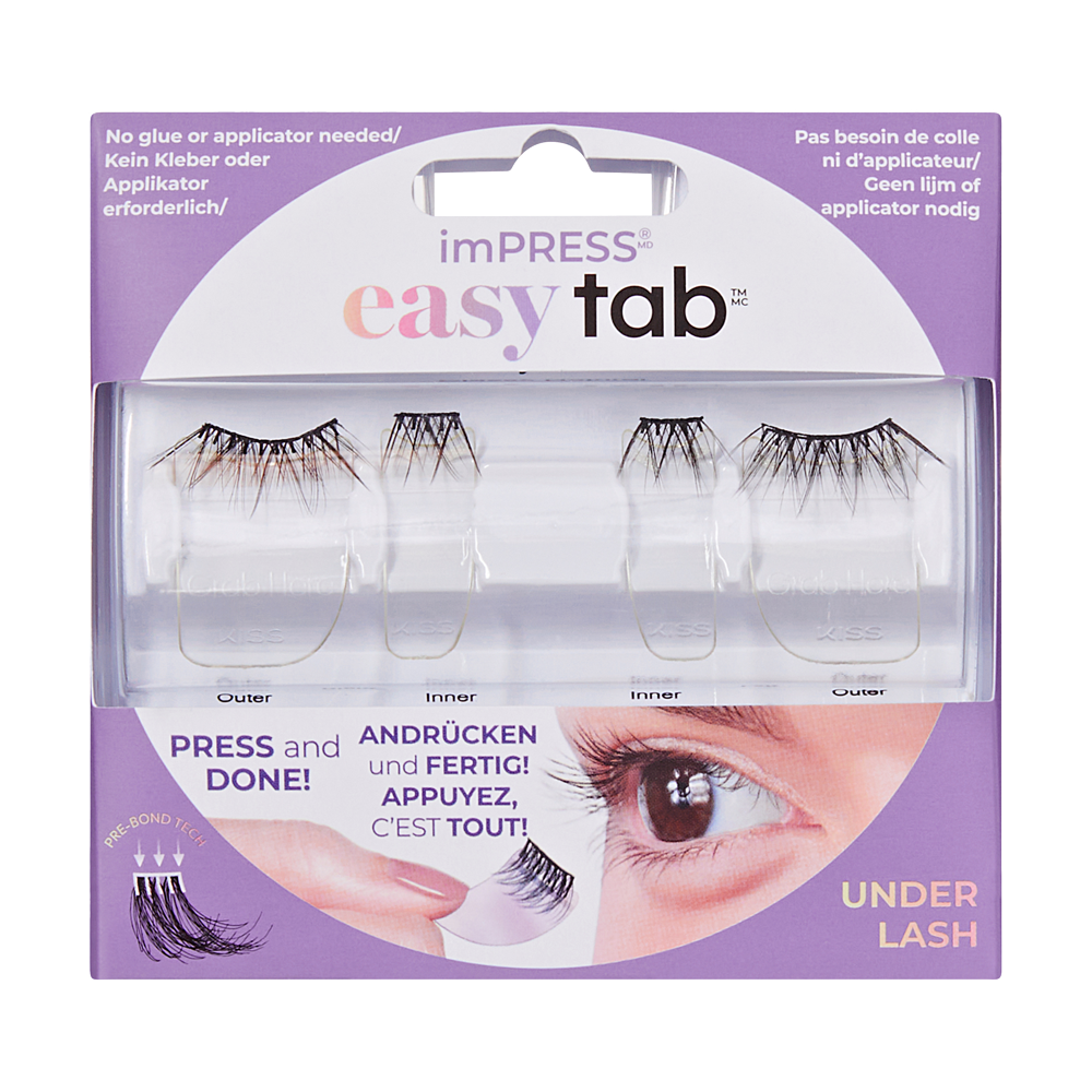 Bild: KISS imPRESS easy tab Wimpern 01