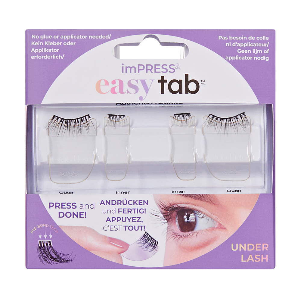 Bild: KISS imPRESS easy tab Wimpern 02