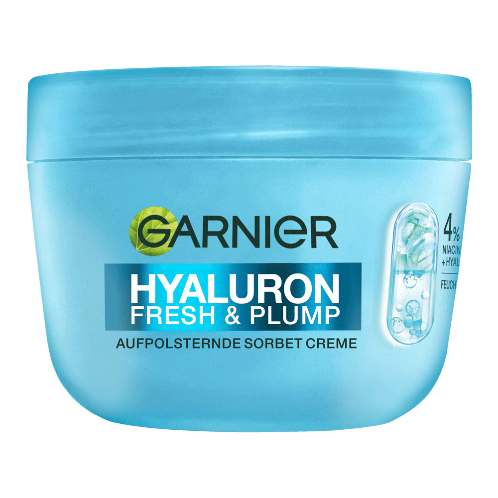 Bild: GARNIER Fresh & Plump Aufpolsternde Sorbet Creme