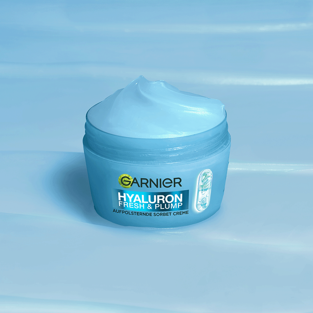 Bild: GARNIER Fresh & Plump Aufpolsternde Sorbet Creme