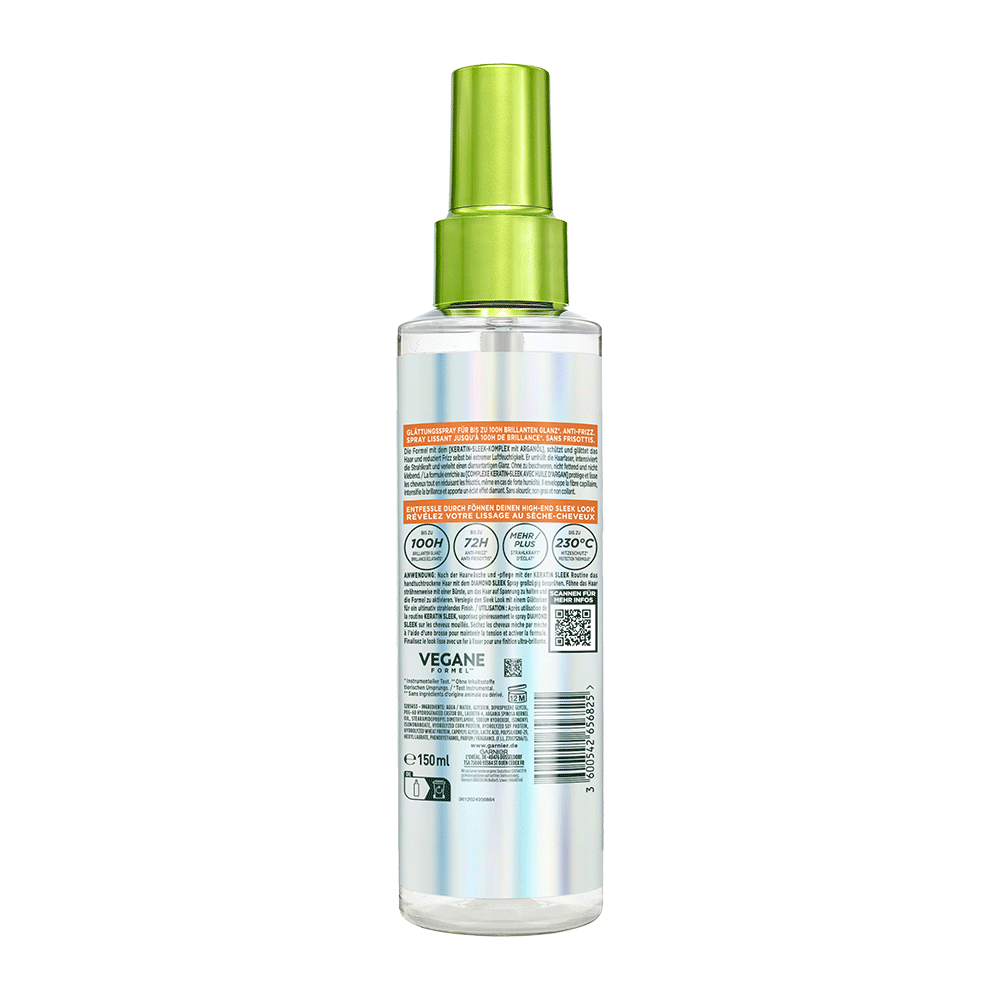 Bild: GARNIER FRUCTIS Diamond Sleek Shine-Coat Glättungsspray