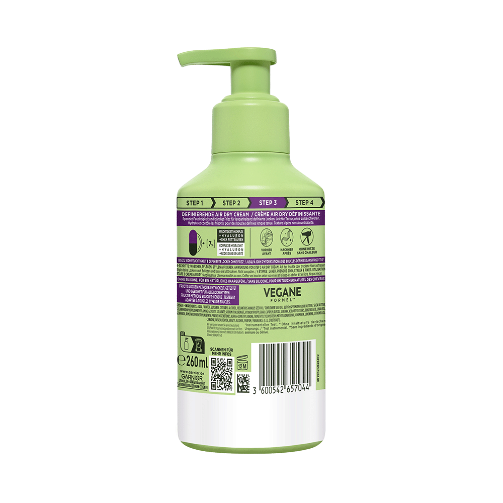 Bild: GARNIER FRUCTIS Locken Methode Air Dry Cream