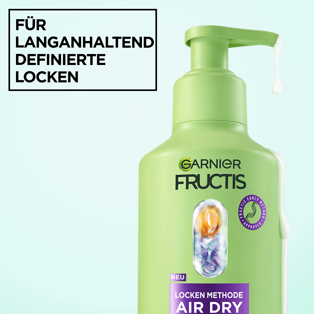 Bild: GARNIER FRUCTIS Locken Methode Air Dry Cream