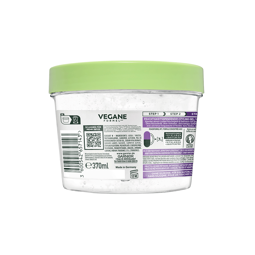 Bild: GARNIER FRUCTIS Methode Flexi Hold Styling Gel 