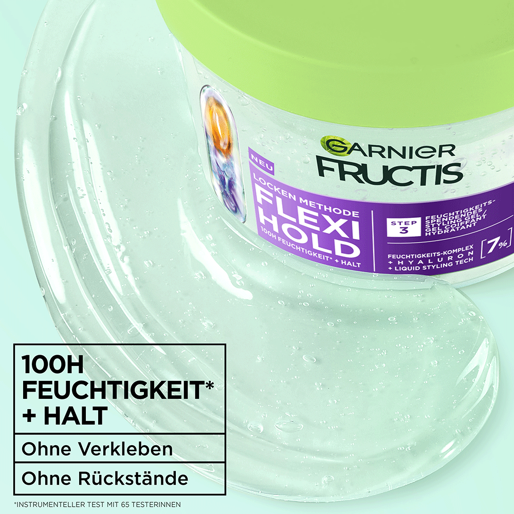 Bild: GARNIER FRUCTIS Methode Flexi Hold Styling Gel 
