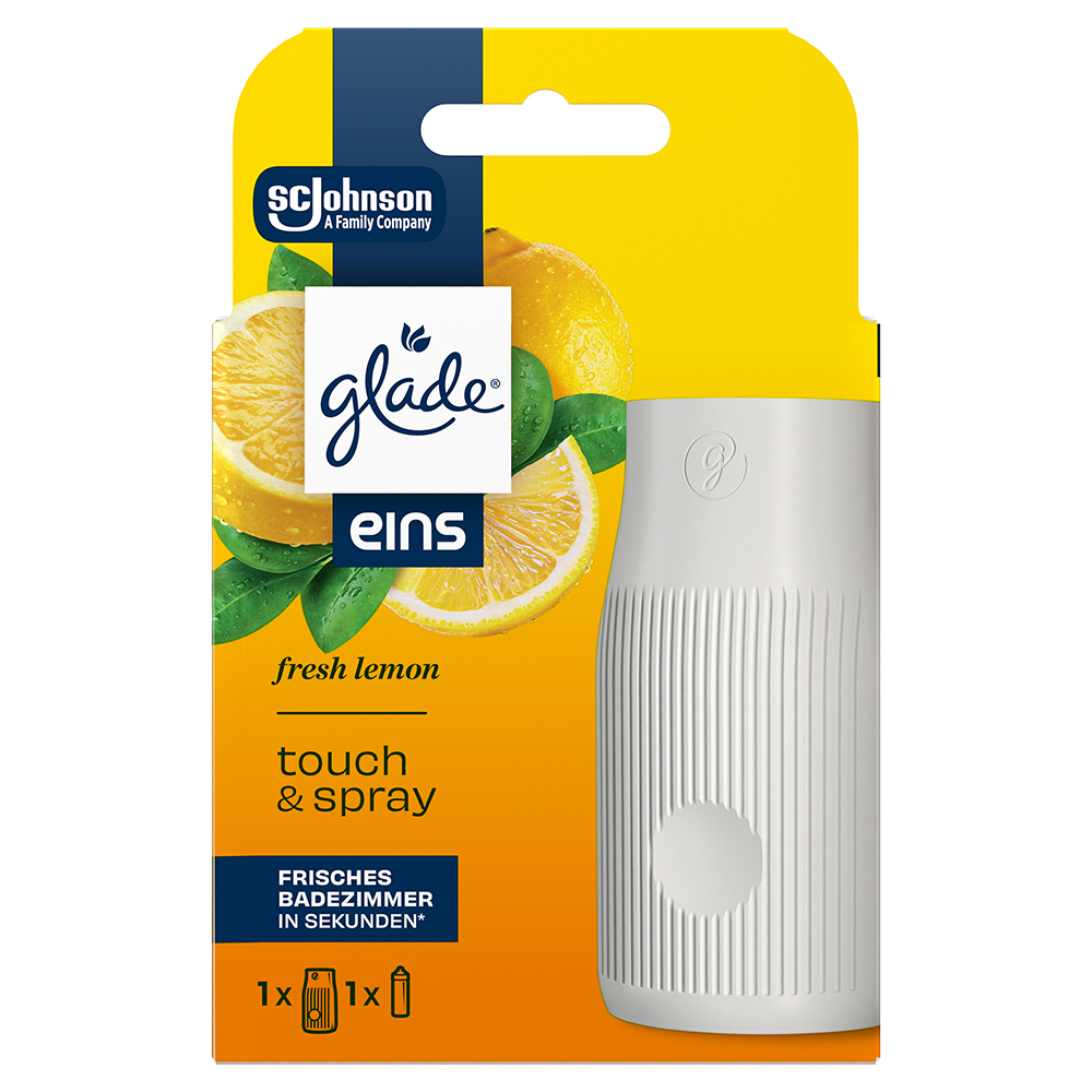 Bild: Glade Eins Touch & Spray fresh lemon 