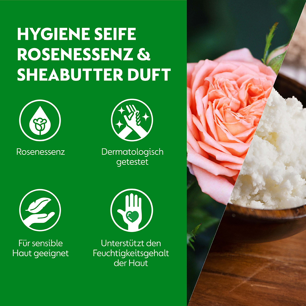 Bild: Dettol No-Touch Nachfüllung Sheabutter & Rosenessenz