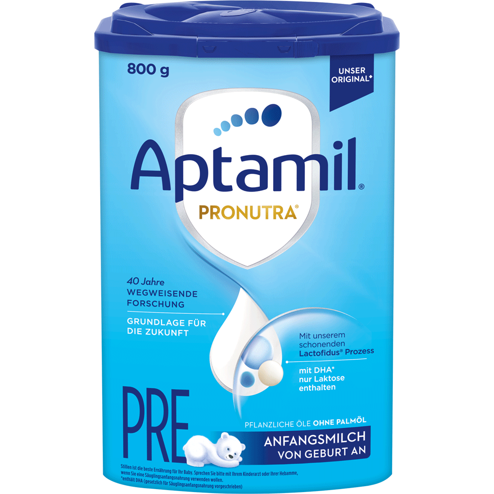 Bild: Aptamil Pre Pronutra, Anfangsmilch