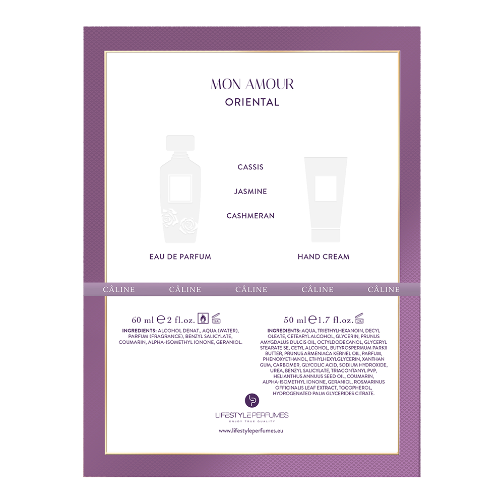 Bild: Caline Parfums Mon Amour Geschenkset Eau de Parfum 60 ml + Handcreme 50 ml