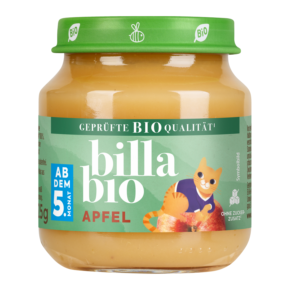 Bild: Billa Bio Gläschen Apfel