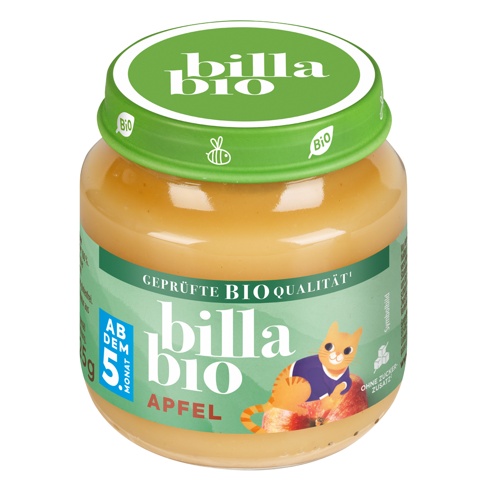 Bild: Billa Bio Gläschen Apfel