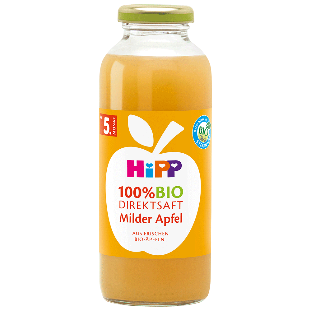 Bild: HiPP 100% Bio Direktsaft Milder Apfel