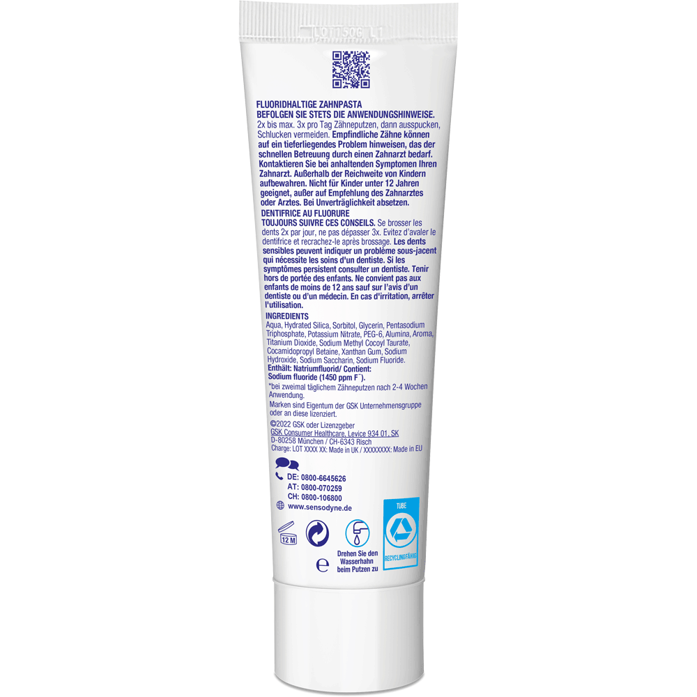 Bild: SENSODYNE Zahncreme Multicare Sanftweiß