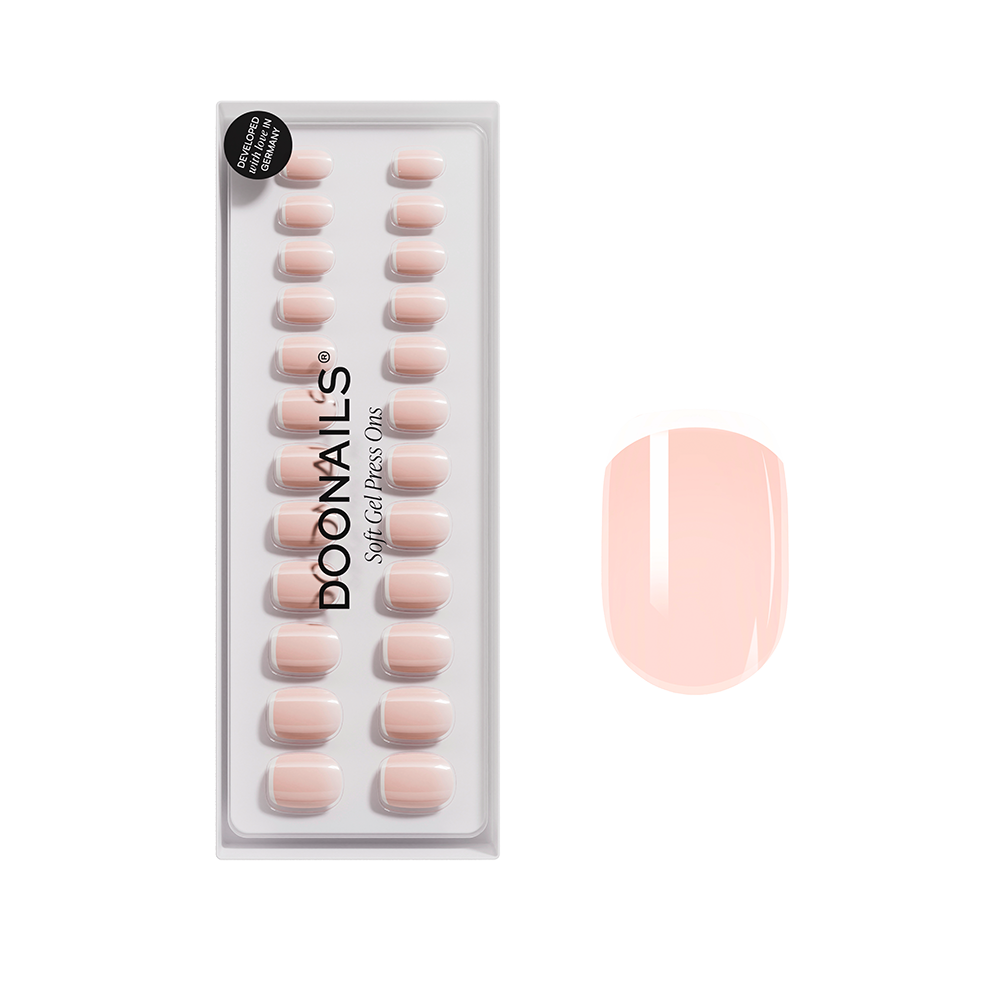 Bild: DOONAILS Soft Gel Press Ons Classic French 
