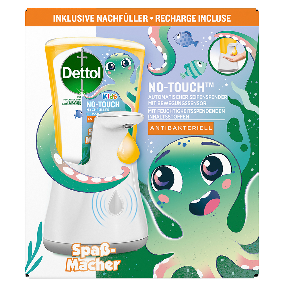 Bild: Dettol No-Touch automatischer Seifenspender Spaßmacher Kids