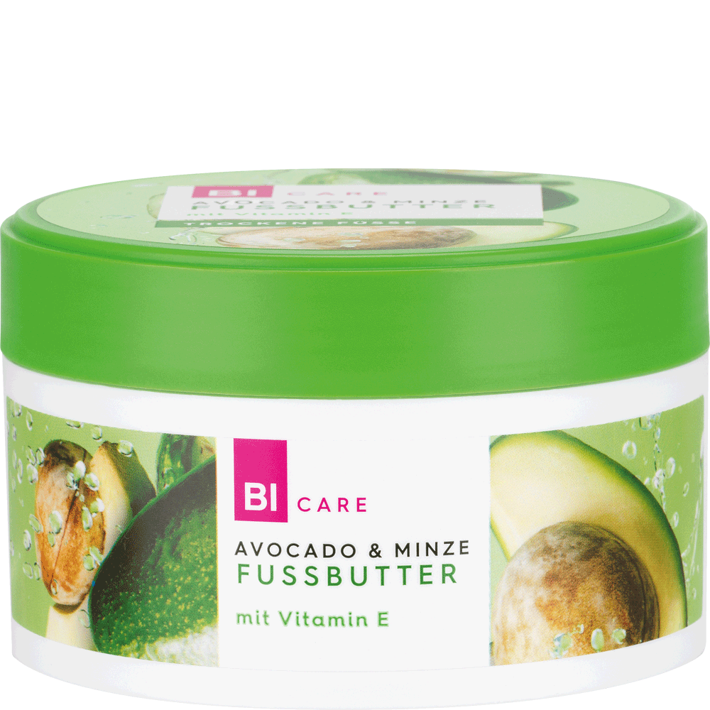 Bild: BI CARE Fussbutter Avocado & Minze