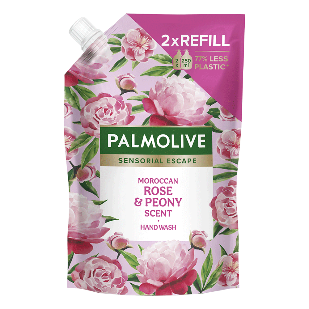 Bild: Palmolive Sensorial Escape Flüssigseife Rose and Peony Nachfüllung