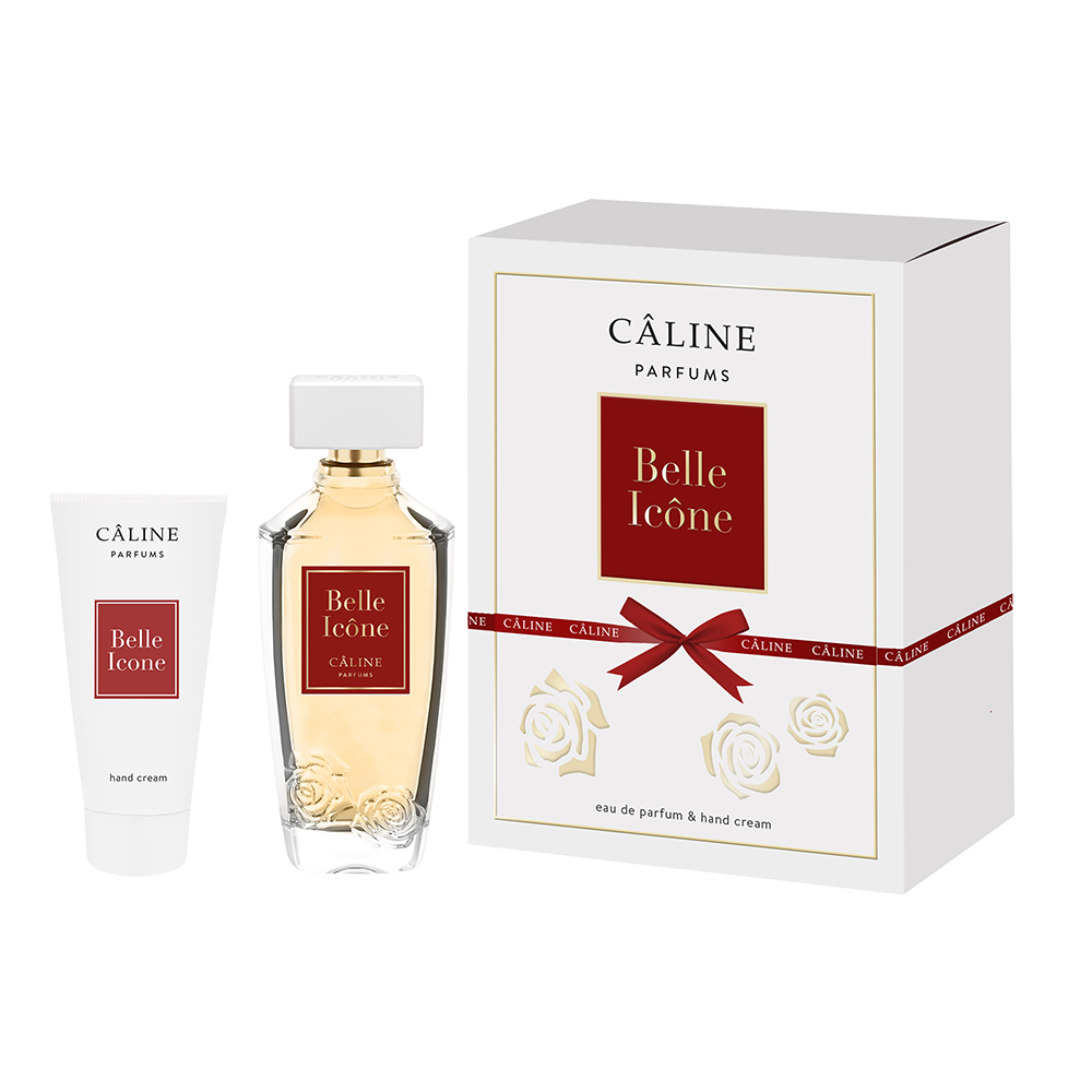Bild: Caline Parfums Belle Icone Geschenkset Eau de Parfum 60 ml + Handcreme 50 ml 