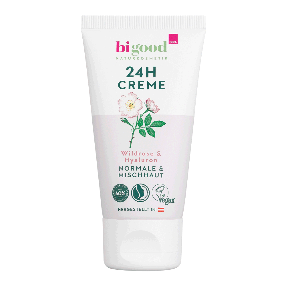 Bild: bi good 24h Creme Wildrose & Hyaluron