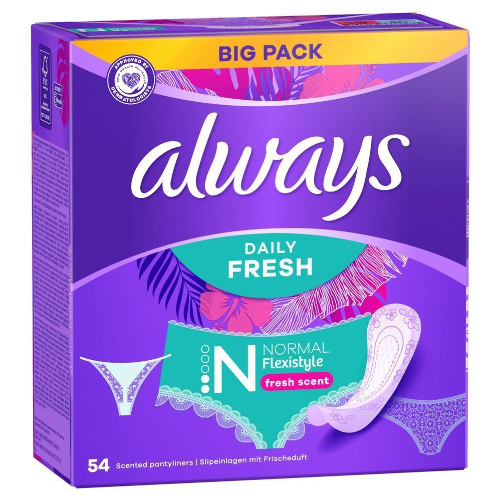 Bild: always Daily Fresh Normal Flexistyle, Mit Frischeduft