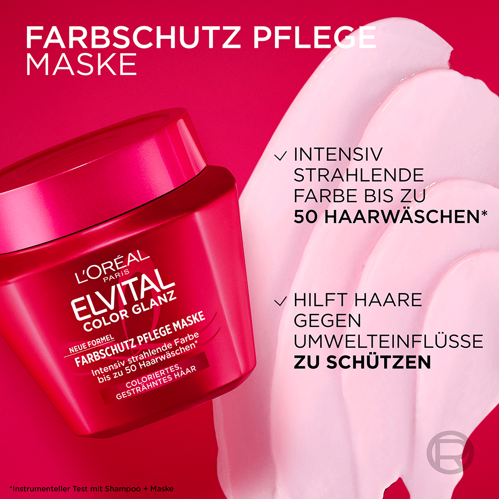 Bild: L'ORÉAL PARIS ELVITAL Color Glanz Maske 