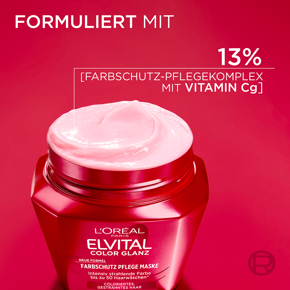 Bild: L'ORÉAL PARIS ELVITAL Color Glanz Maske 