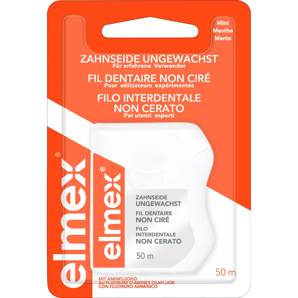 Bild: elmex Zahnseide ungewachst 