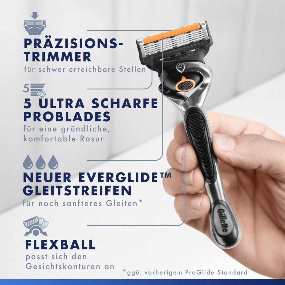 Bild: Gillette Fusion5 Proglide Rasierklingen für Männer