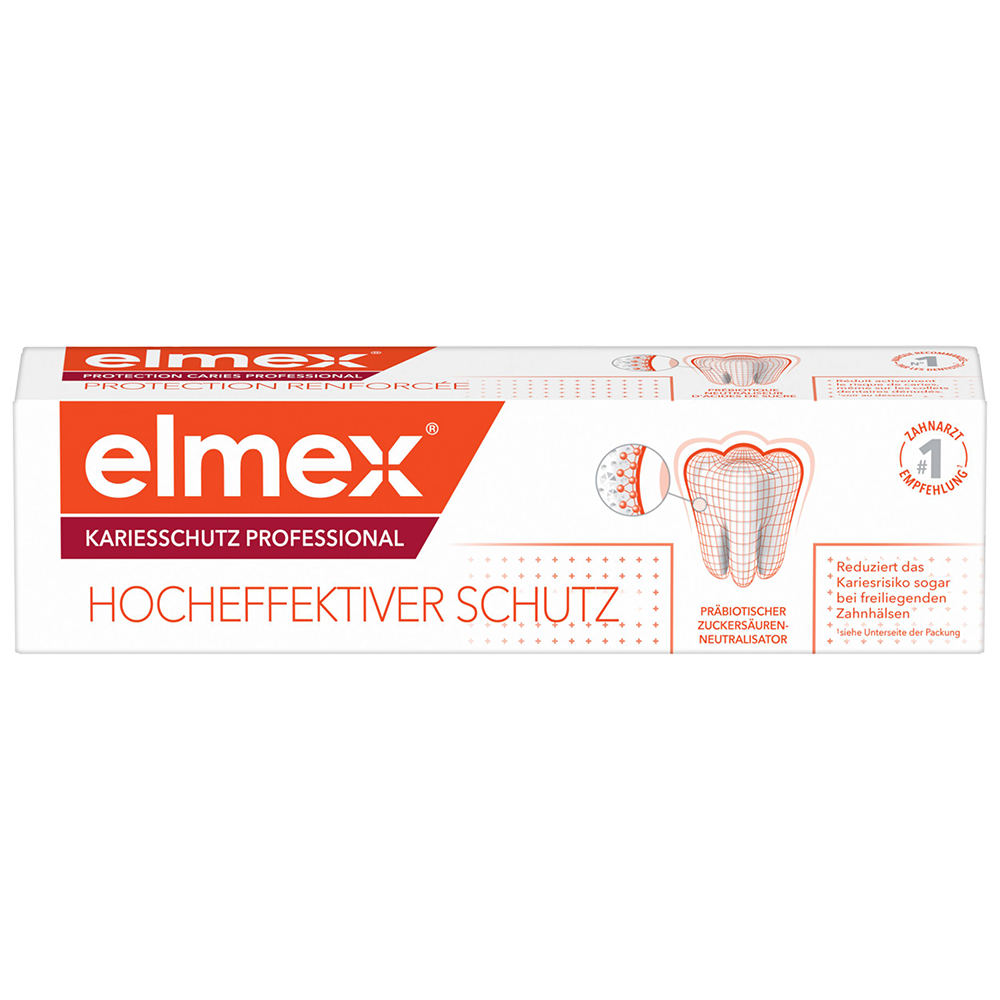 Bild: elmex Zahnpasta Kariesschutz Professional