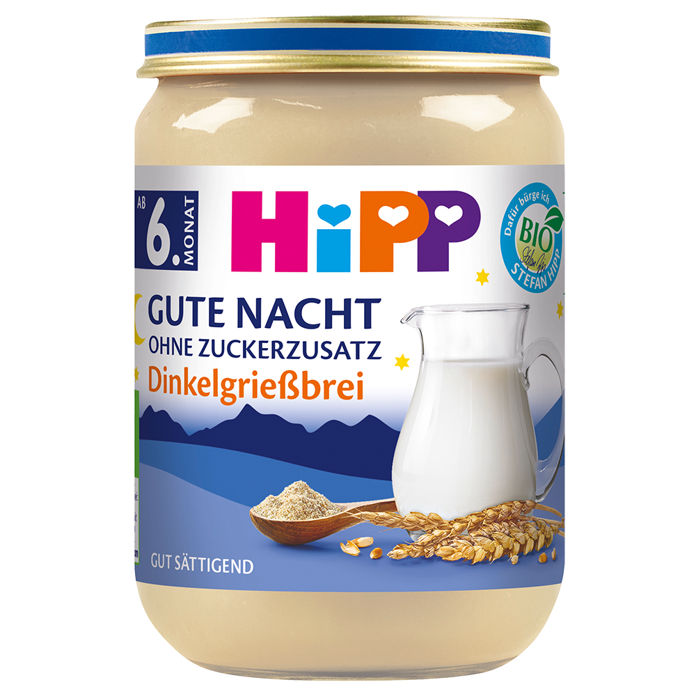 Bild: HiPP Gute Nacht Dinkelgrießbrei