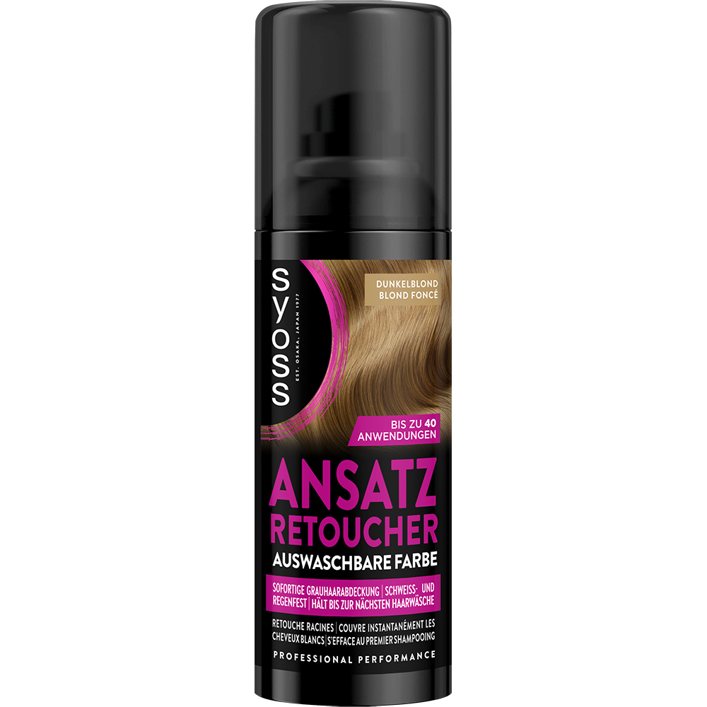Bild: syoss Ansatz Retoucher Dunkelblond