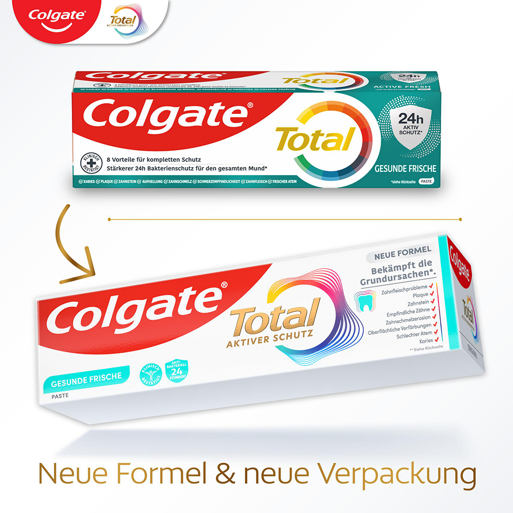 Bild: Colgate Total Plus Gesunde Frische Zahncreme