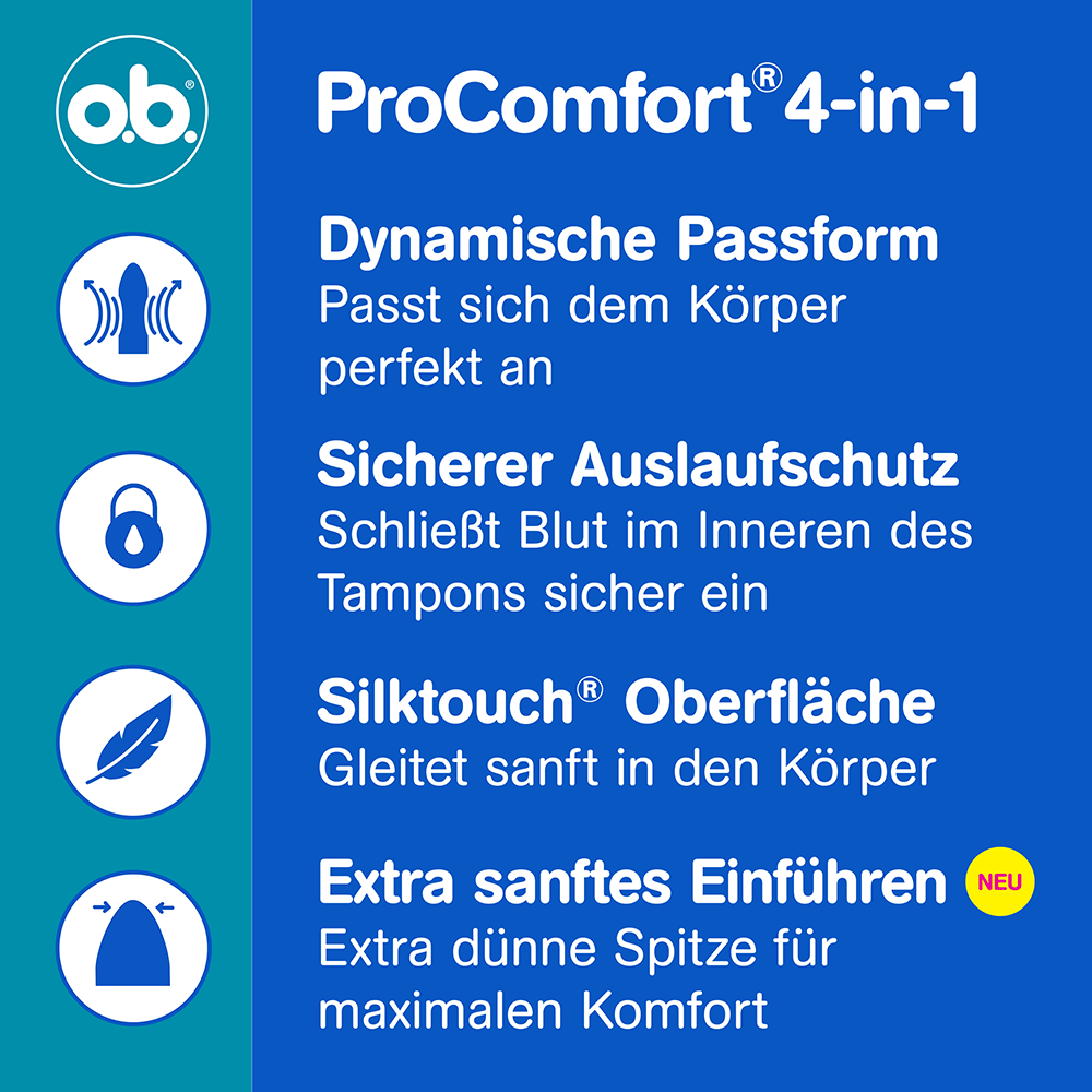 Bild: o.b. ProComfort Tampons Normal 