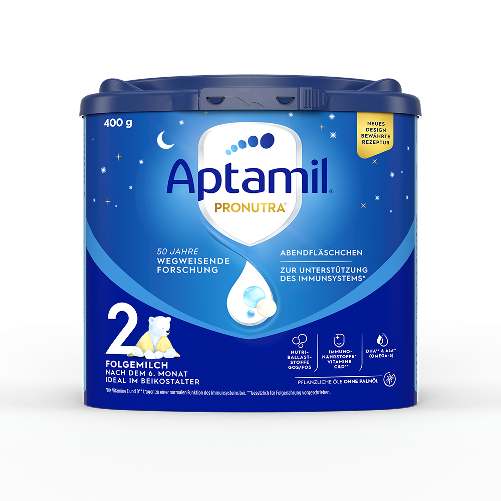 Bild: Aptamil Abendfläschen Folgemilch