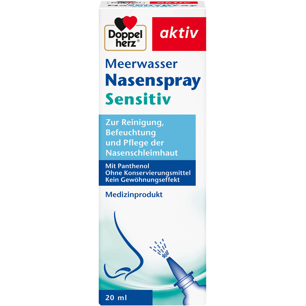 Bild: DOPPELHERZ Meerwasser Nasenspray Sensitiv