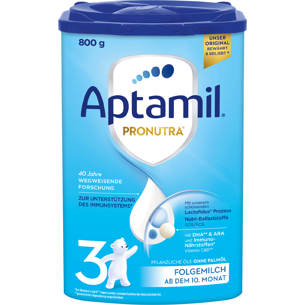 Bild: Aptamil 3 Pronutra, Folgemilch